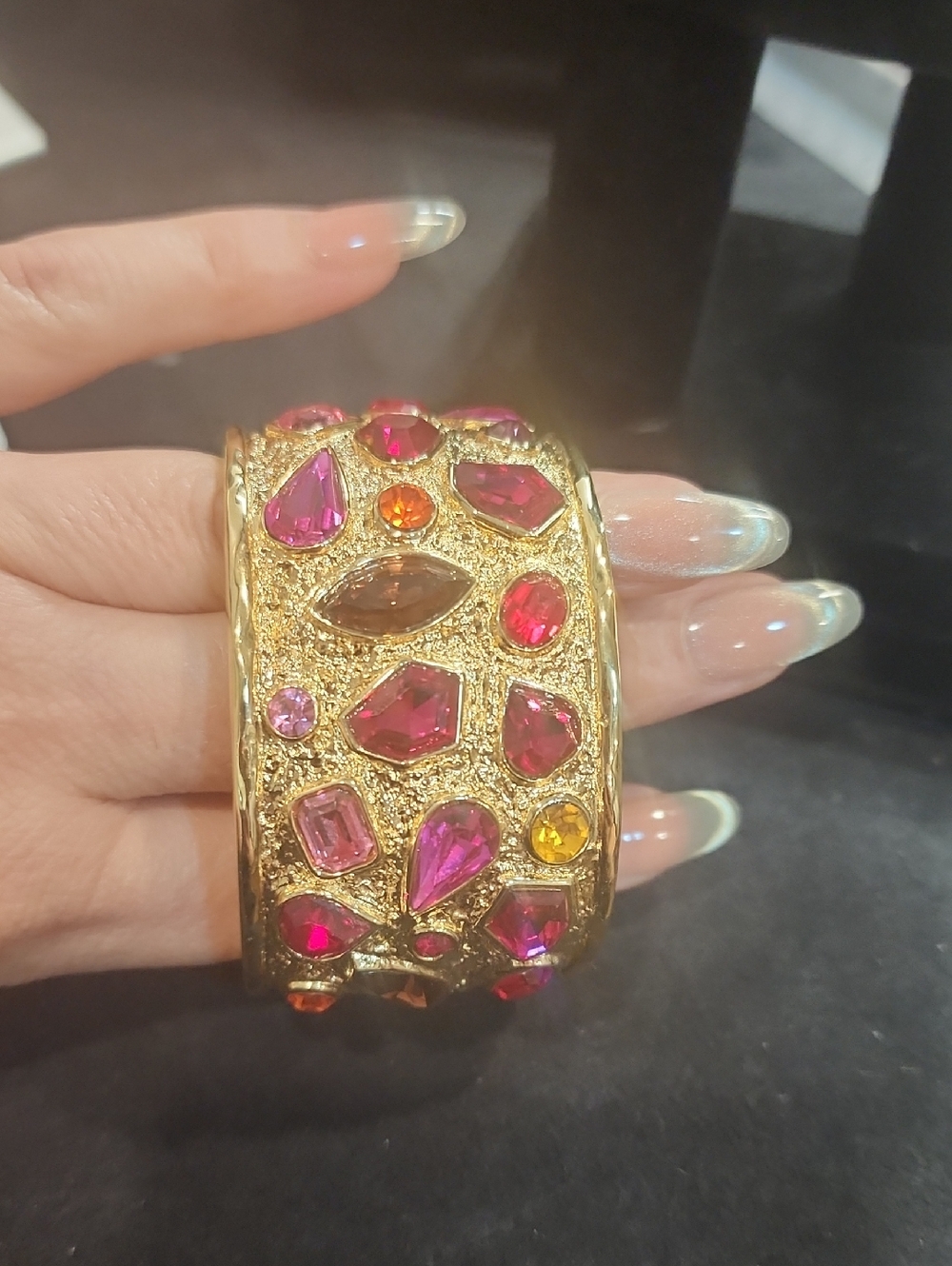 "Guy La Roche" Buried Treasure Cuff Bracelet